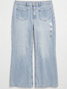 Light Blue Wide Leg Jeans